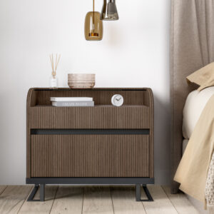 Öökapp Hexagon Honey Ribbed Wood